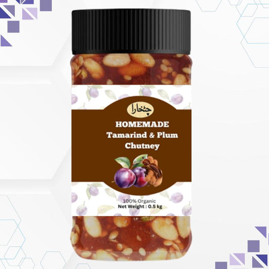 Half Kg Premium Fresh Homemade Plum & Tamarind Sauce ( Imli , Aloo Bukhara )