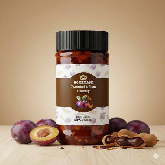 Premium Fresh Homemade Plum & Tamarind Sauce ( Imli , Aloo Bukhara ) - 1 Kg